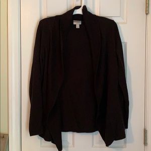 Black cardigan from LOFT